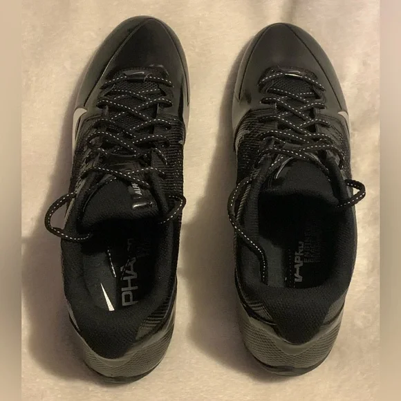 NIKE Alpha Pro Black Size 15 Cleats - Picture 2 of 16